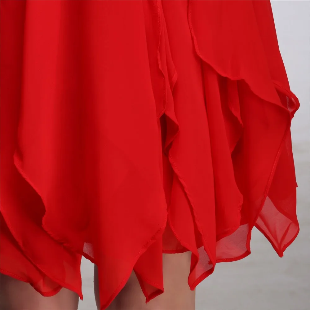 Red Vintage Sexy Backless Chiffon A-line Prom Dress 2015 Real Photos Cheap Ever Pretty Natural Sleeveless Vestidos De Noche | Свадьбы и