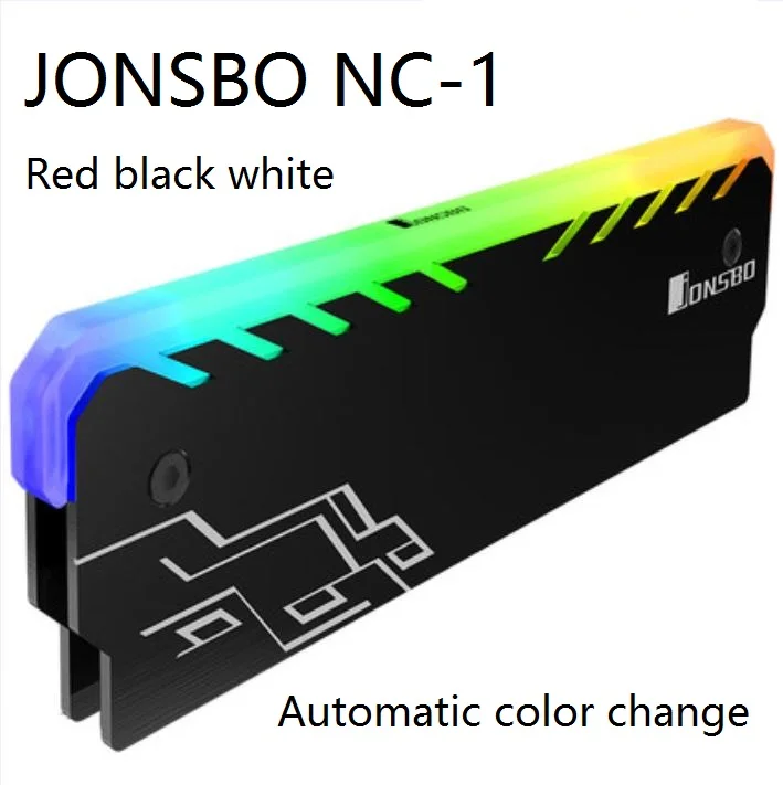 NC-1 теплоотвод ОЗУ кулер RGB светодиодный 256 цвет свечение автоматическое изменение алюминиевый теплоотвод корпус настольный память охлаждающий жилет