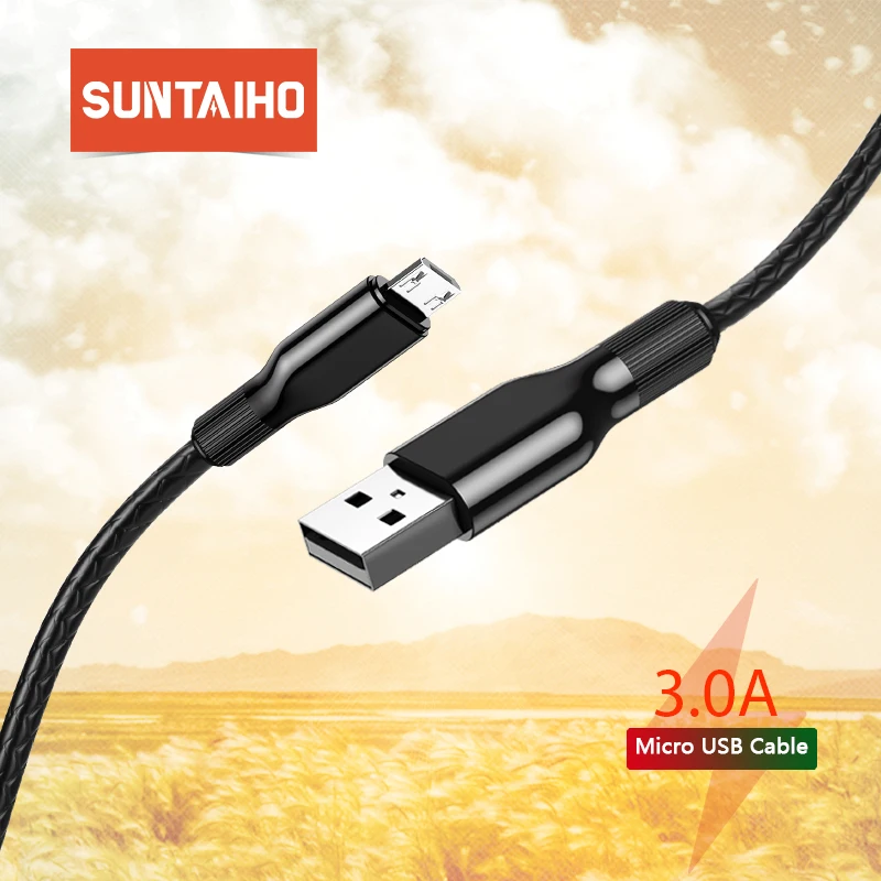 Gourde Micro USB кабель 1 м 2 м Быстрая зарядка нейлон USB синхронизация данных мобильный телефон Android кабель для зарядного устройства для samsung кабель