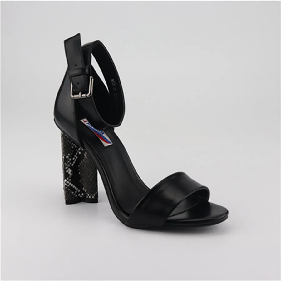 Женские пикантные римские сандалии из микрофибры водонепроницаемая обувь на