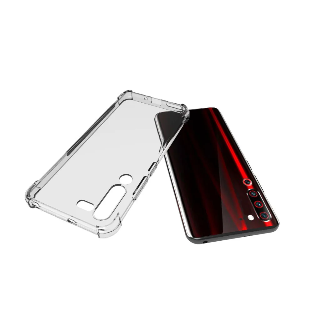 Прозрачный Противоскользящий противоударный Прочный гибкий мягкий чехол из ТПУ