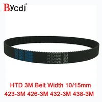 arc htd 3m timing belt c423 426 432 438 width 6 25mm teeth141 142 144 146 htd3m synchronous pulle 423 3m 426 3m 432 3m 438 3m
