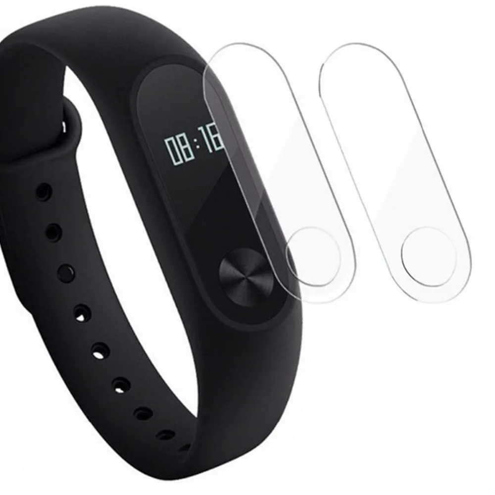 10 шт./лот закаленная пленка для Xiaomi Mi Band 2 Band2 защитная экрана Miband2 HD ультратонкая