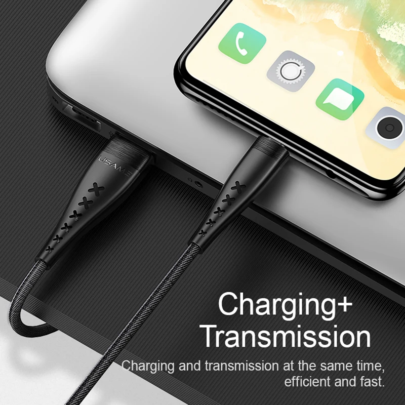 Кабель Micro-USB USAMS мобильный телефонный кабель для быстрой зарядки передачи и