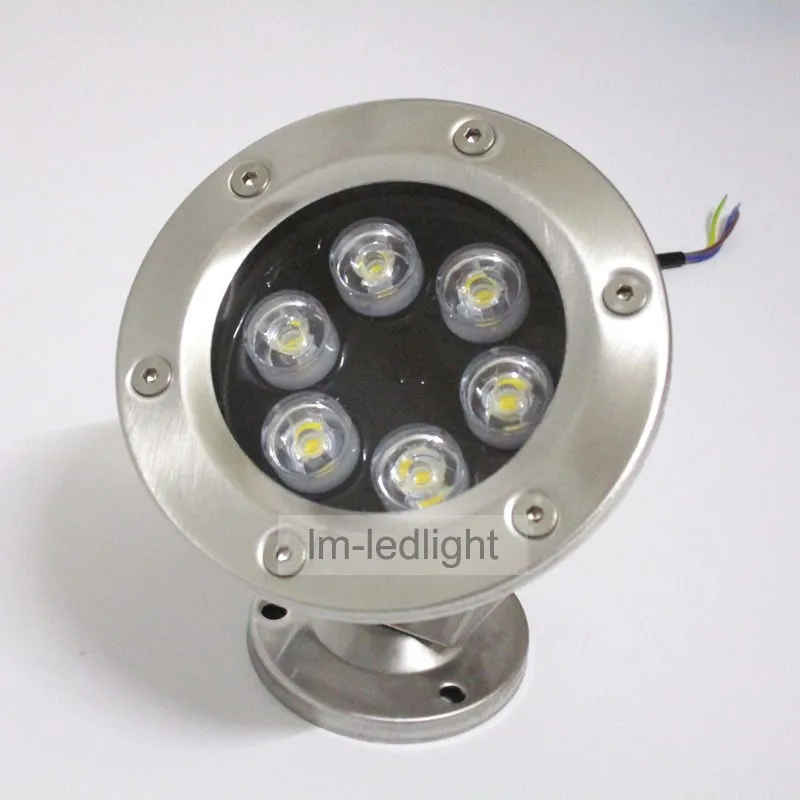 IP68 led освещение фонтаны 12В 5 Вт 6 Водонепроницаемый светодиодный подводный свет