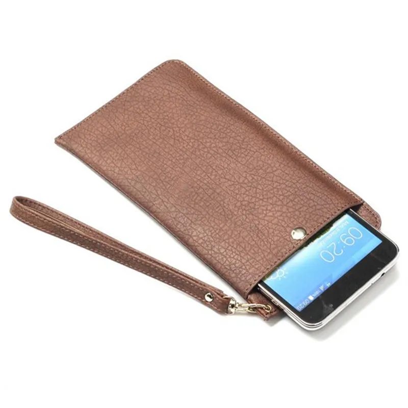 EFFelon тонкий кошелек со слотом Многофункциональный 6 3 дюймовый мужской для