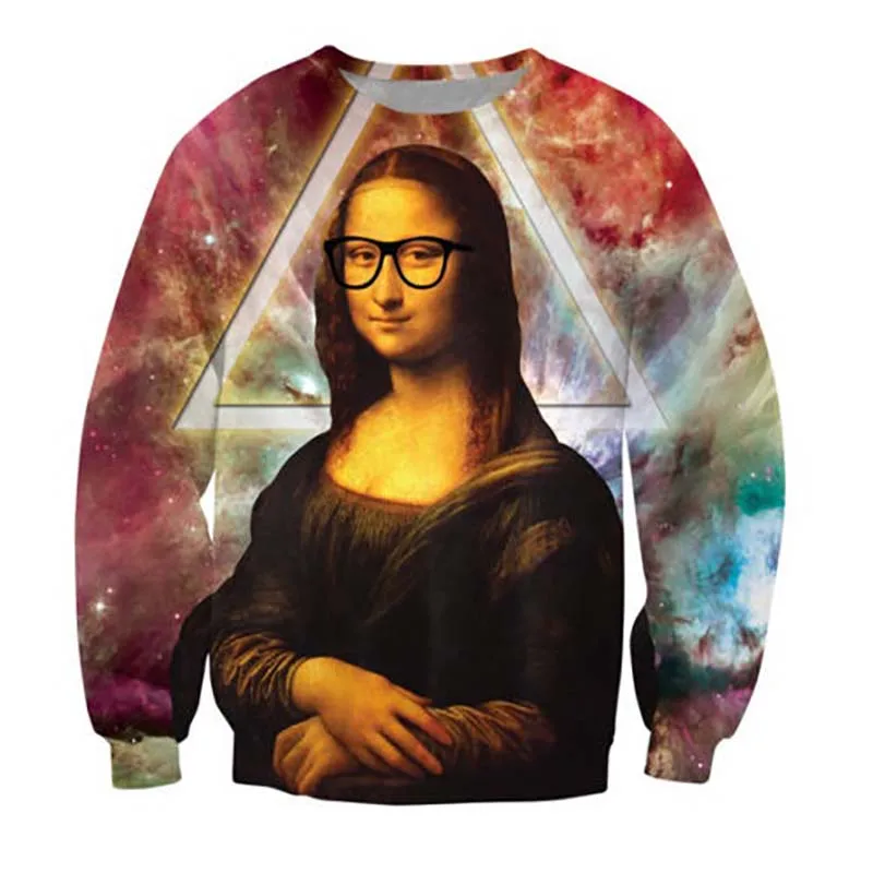 New Fashion Mens/Womens Hipster Lisa 3D Print Sweatshirt Hoodies S M L XL XXL 3XL 4XL 5XL 6XL | Мужская одежда