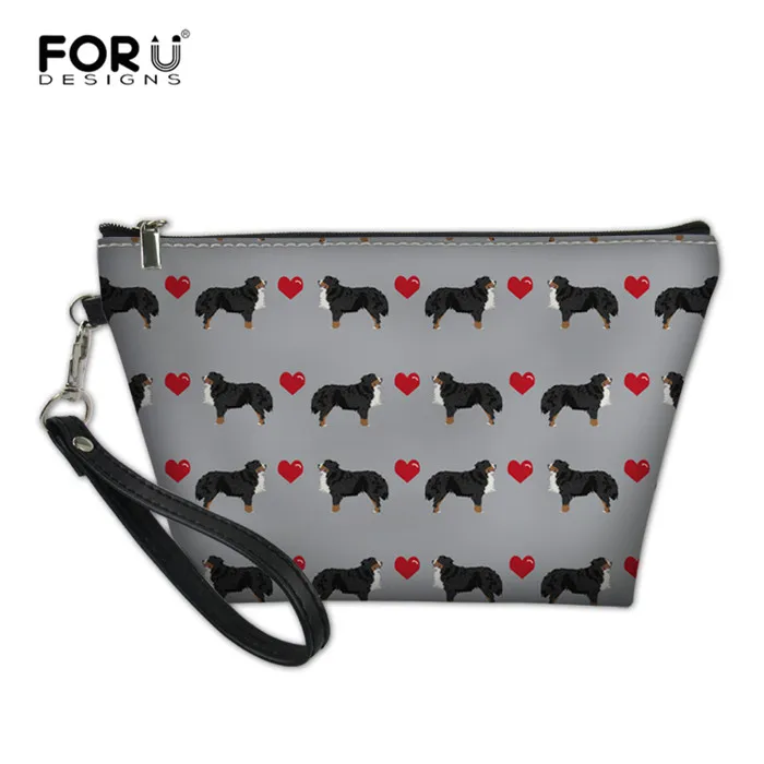 RH0298Z8 FORUDESIGNS любовь Бернская Собака печати для женщин косметичка дорожная сумка сумки-органайзеры для косметики чехол для хранения Чехол Neceser де maquillaje - Цвет: RH0298Z8