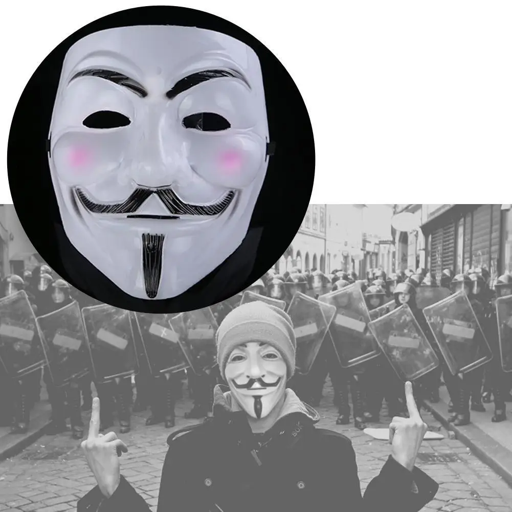 Высокое качество V для Vendetta Маска из смолы домашнего декора вечеринки линзы