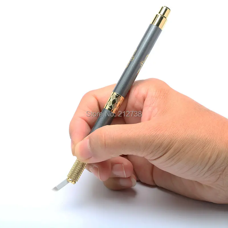 Новая Профессиональная ручная ручка для татуажа Перманентный макияж бровей Tebori