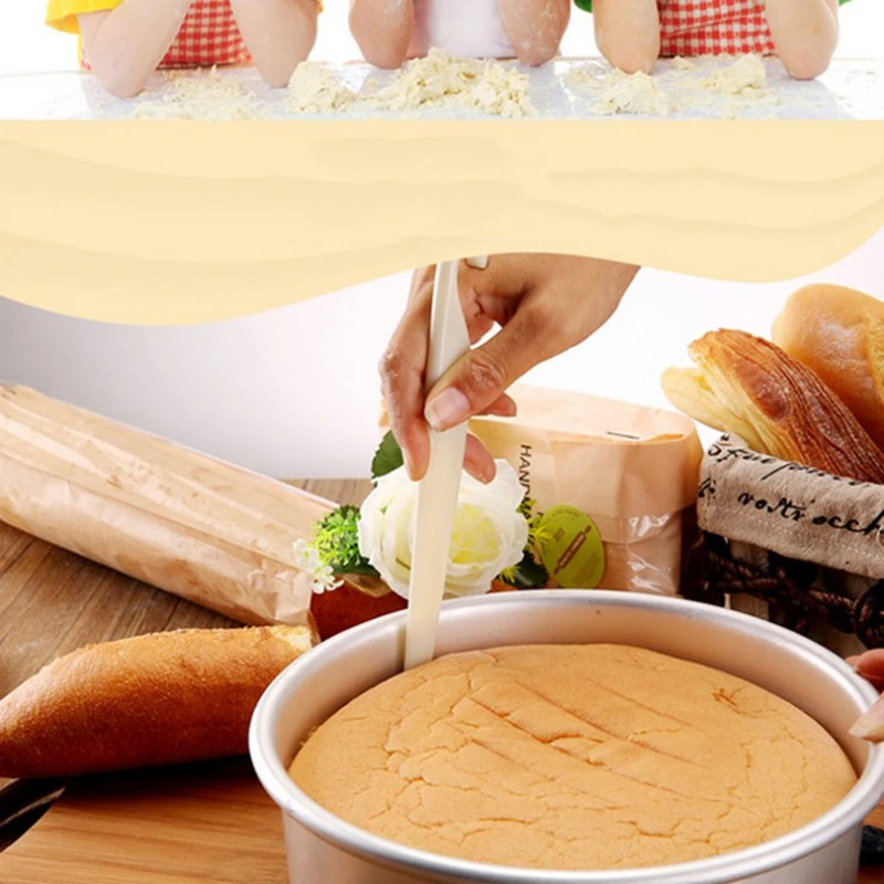 Пластиковый нож для зачистки тортов 1 шт. помадка моделирование ручка выпечки