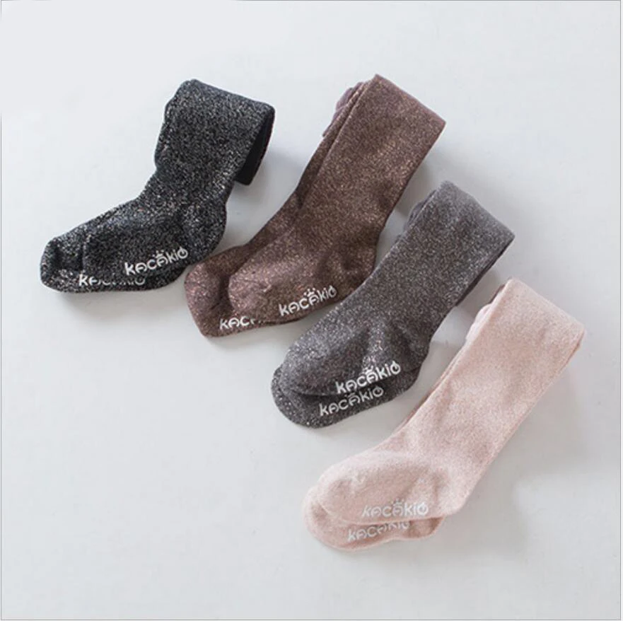 Распродажа штаны для больших девочек модные хлопковые блестящие леггинсы