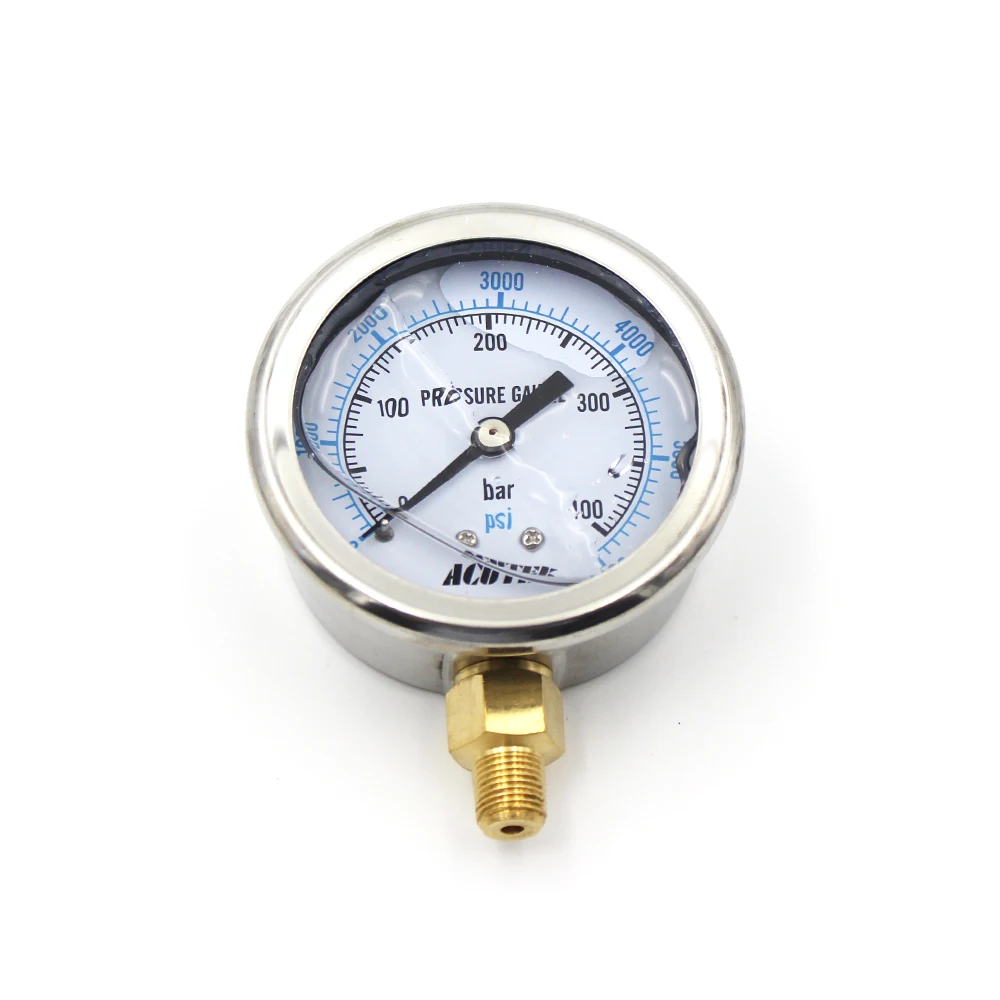 PCP Пейнтбол Airsoft высокое Давление 2 5 ''масло/заполненные жидкостью датчики 63 мм