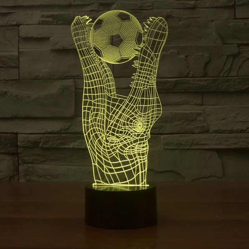 Крокодил Bite Ball настольная лампа для спальни креативный студенческий подарок 3d
