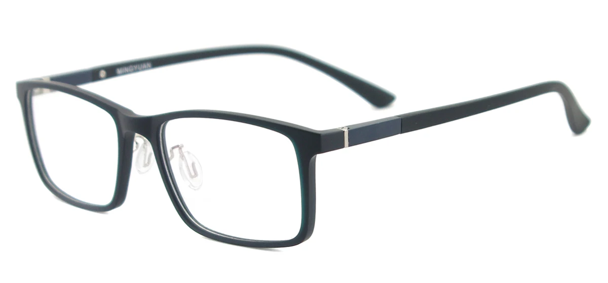 TR90 Легкая и гибкая Прямоугольная оправа для очков мужские модные квадратные очки