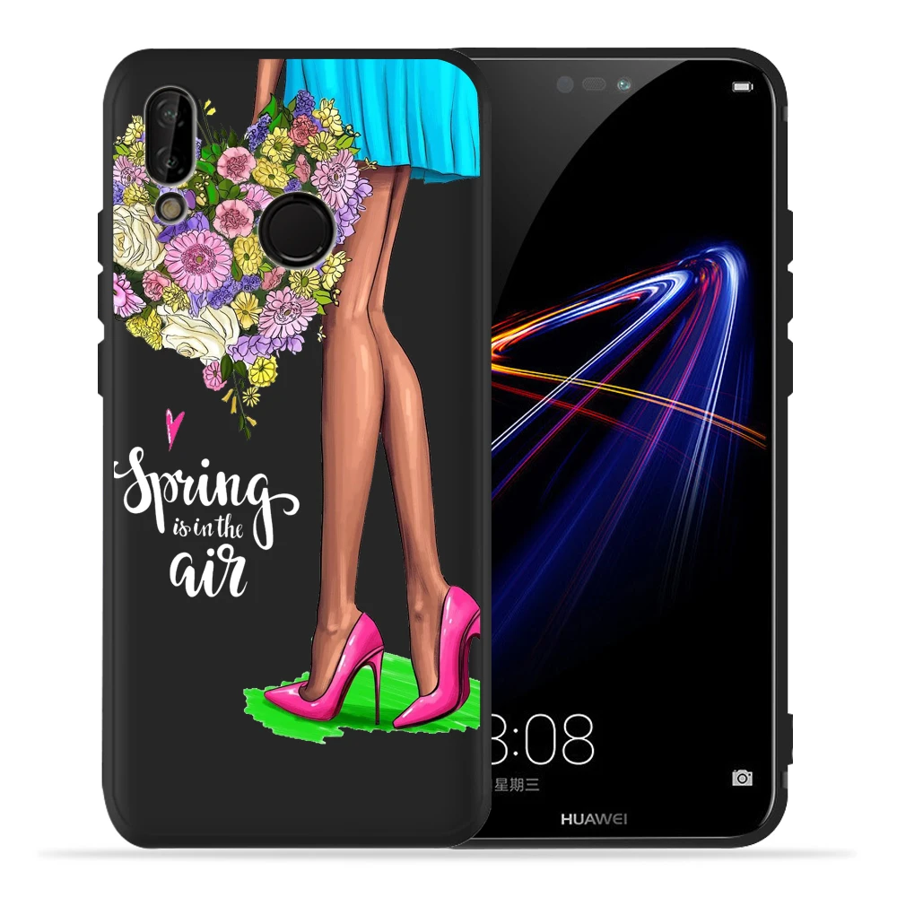 07 Модный Роскошный чехол для телефона с цветочным узором для huawei P20 Lite Pro P30 Lite Pro P8Lite P9Lite P Smart P10 Lite Etui - Цвет: 07