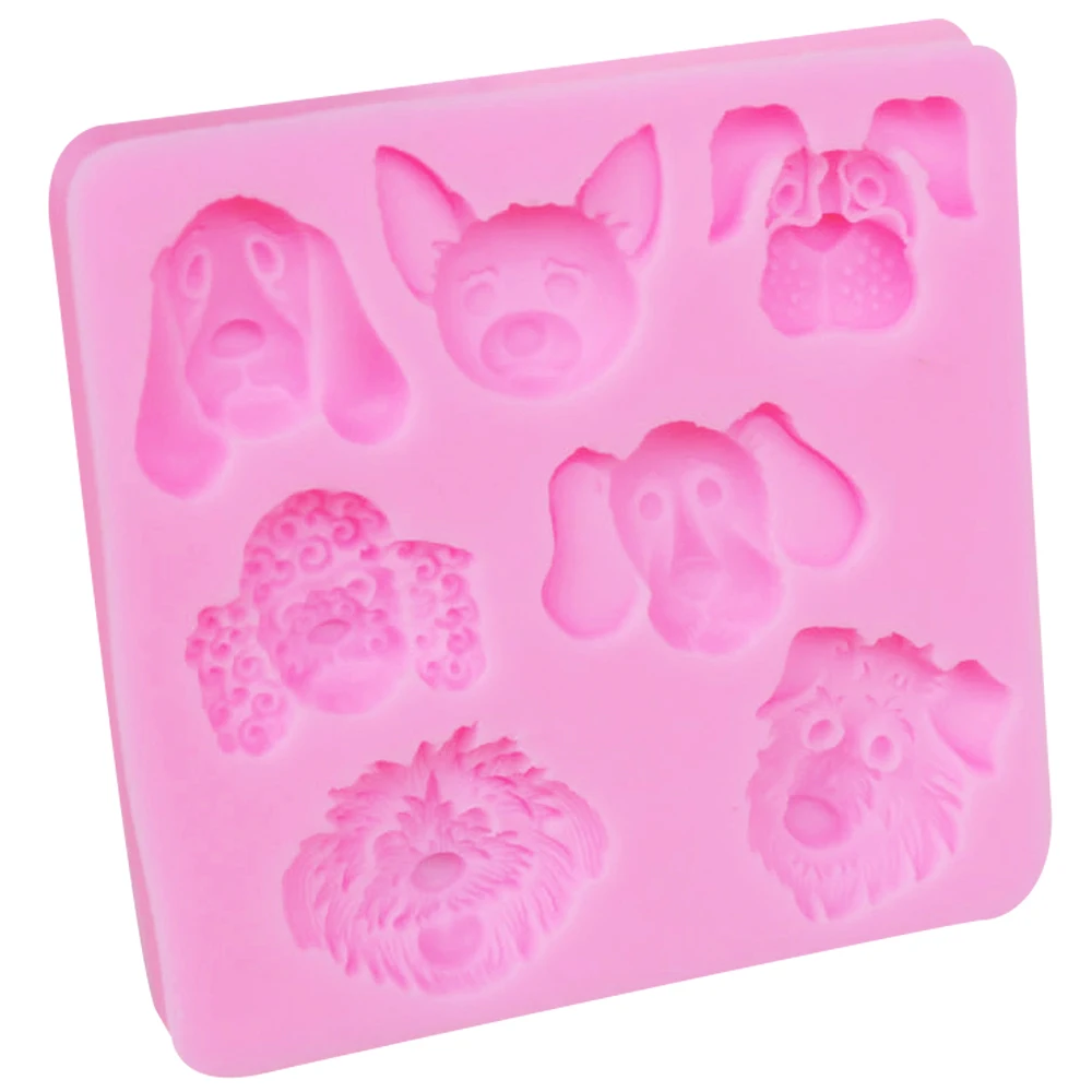 Силиконовая форма в форме собаки Sophronia 3D модная для выпечки торта M141|cake mould|fondant cake