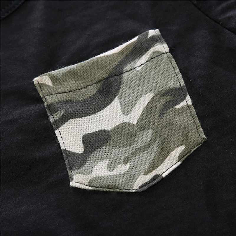 NWAD Комплект одежды для маленьких мальчиков летние шорты рукавом камуфляж печати