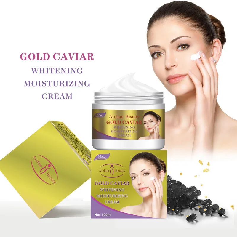 Caviar Luxe отбеливающий крем для лица Уход за кожей антивозрастной Лечение Акне