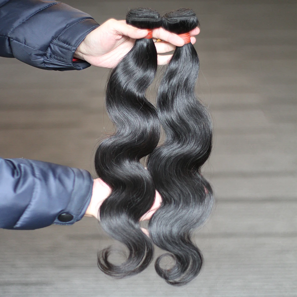 Unprocessed Malaysian Virgin Hair Body Wave 100% Human Weave 3 Bundles Deals Rosabeauty Products | Шиньоны и парики