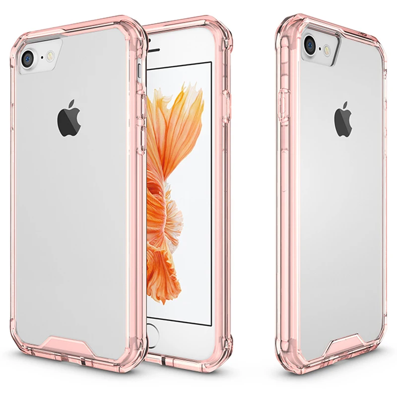 Противоударный чехол для iPhone X XR XS Max чехол-бампер 6S 6 7 8 Plus подушка безопасности