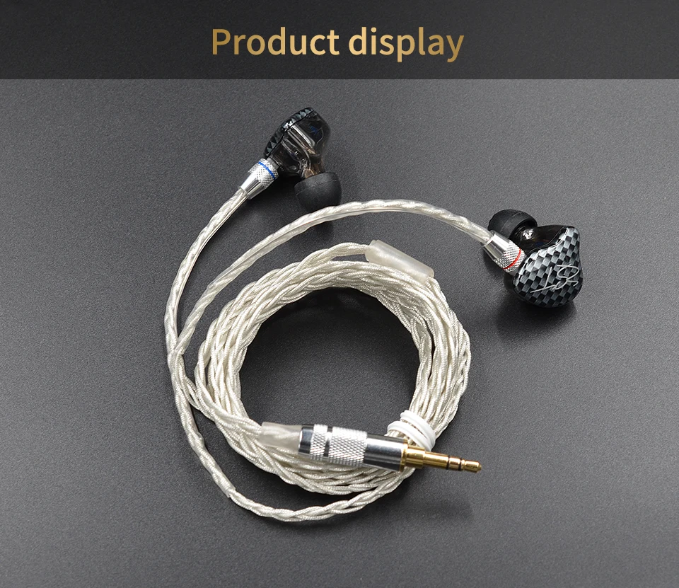 KZ ZS3 ZS4 ZS5 ZS6 ZSA гарнитура Плетеный посеребренный провод кабель для наушников 0,75 мм Pin DIY Съемный аудио шнур