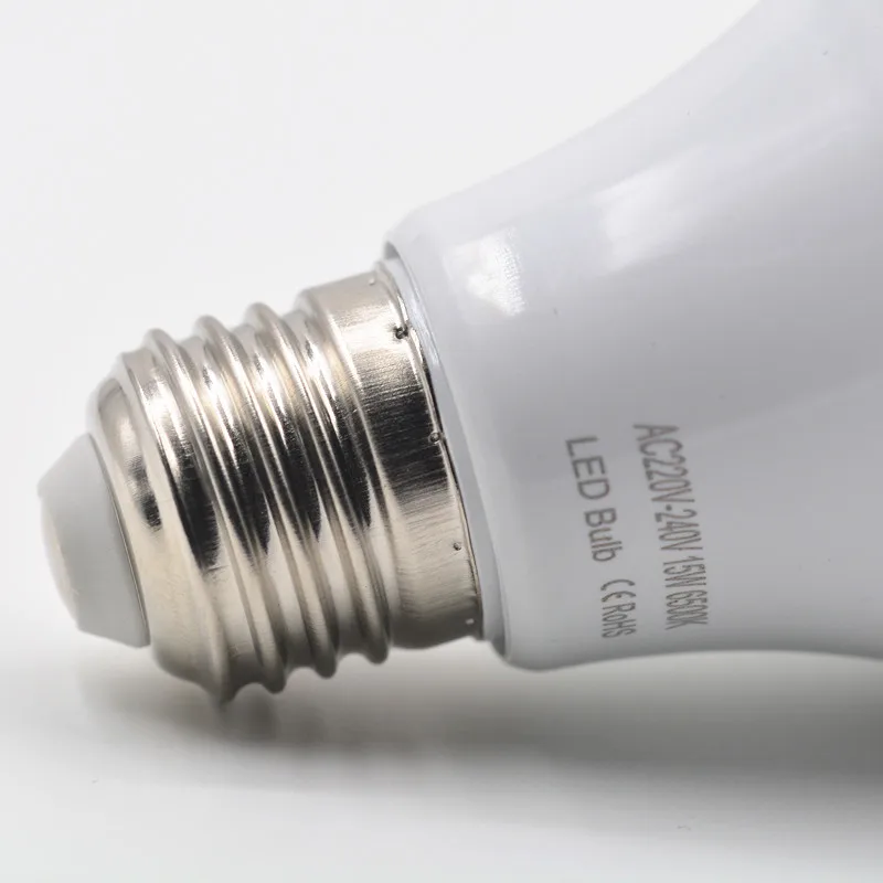 Лампада Светодиодная лампа E27 SMD 2835 светильник B22 3W 5W 7W 9W 12W 15W 220 V-240 V Холодный