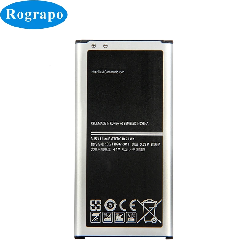 Сменный аккумулятор для мобильного телефона Samsung Galaxy S5 i9600 G900 G900S G900F G900H G900I 2800 мАч