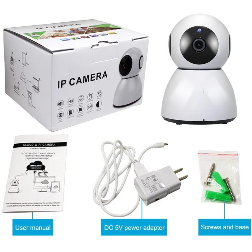 WETRANS Умный дом безопасности Wi-Fi Камера 1080 P HD Cloud Storage P2P ИК Ночное видение сети ip
