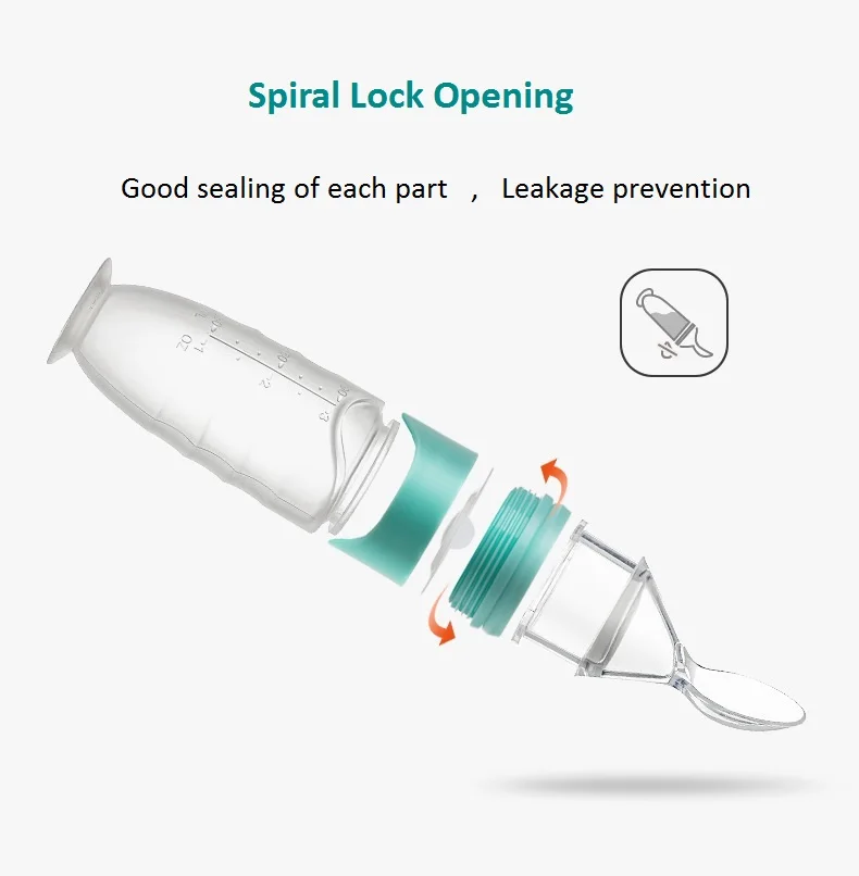 Ложка Кормушка для кормления младенцев Мягкая ложка детей не содержит БФА