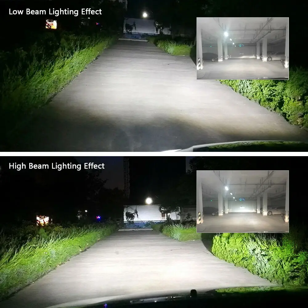 1 Set Super Bright H8 H9 H11 2-SIDE COB Chips S2 LED Headlight 360 Degree Lighting Beam Front Lamps Bulb 72W 8000LM 6K White | Автомобили
