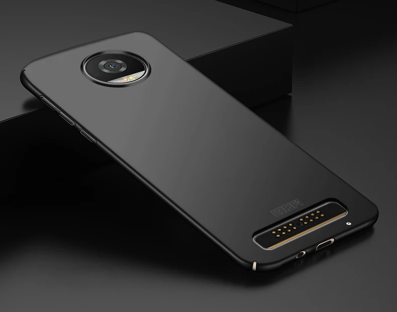 Для Motorola Moto Z2 Play чехол Mofi Жесткий задний полный чехол для Moto Z2 Play XT1710 Роскошные ультратонкие Пластиковые чехлы 5,5"