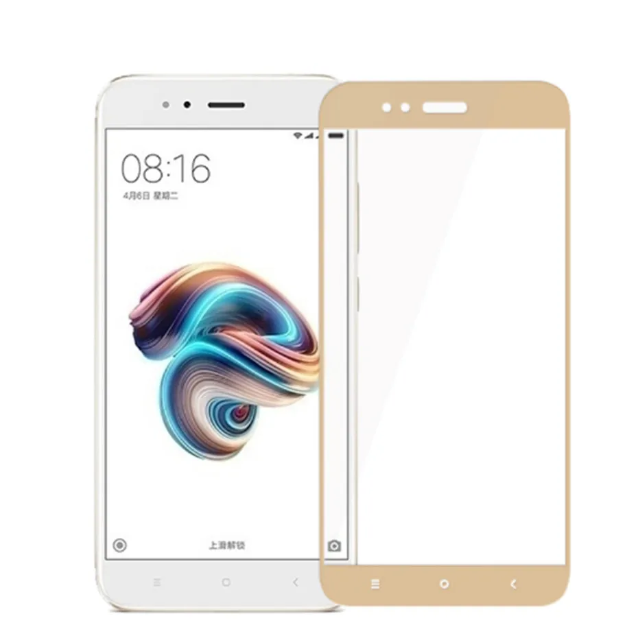 9H 2.5D Защитное стекло для xiaomi a1 полное покрытие защита экрана закаленное 5x Mi