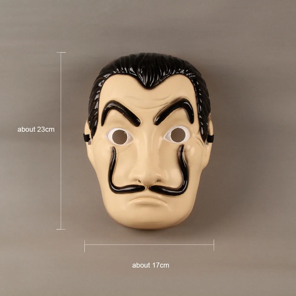 Дом карт &amp La Casa de Papel Salvador Dali полная маска для лица взрослых страшный и Косплей
