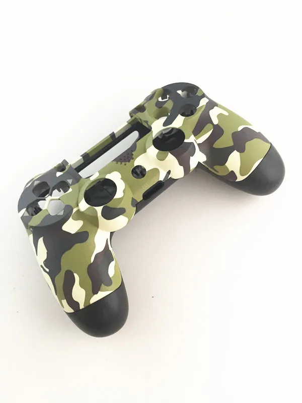 PS4 полный корпус контроллер оболочки чехол Mod комплект кнопок для Playstation 4 Dualshock 4 PS 4 V1 Замена камуфляж зеленый