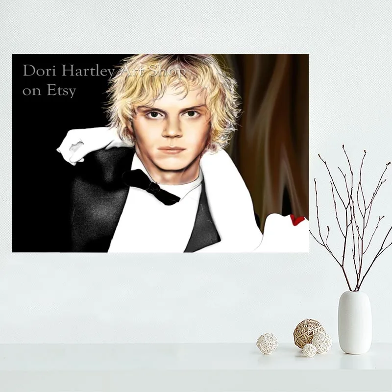 Custom canvas poster EVAN PETERS painting New arrival wall Art Fabric Cloth Print | Дом и сад