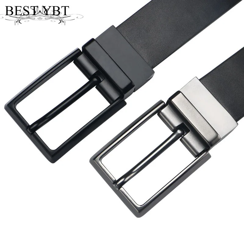 

Best YBT Men Belt Imitation leather Alloy Pin Buckle Belt Business affairs Simple Fashion Casual High Quality New Arrive Belt