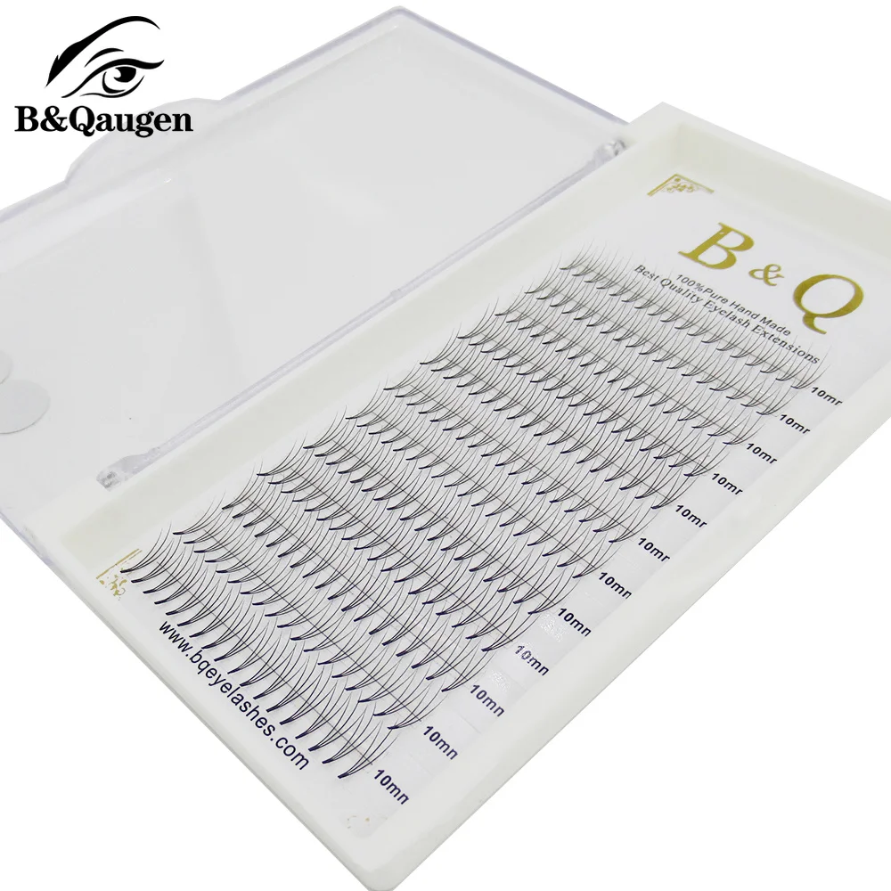 1 лоток готовых объем ресниц поклонников 3D шелк русский ресницы расширение 0 07/0 10
