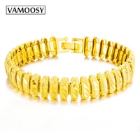 vamoosy vietnam gold plating copper bracelets boho jewelry ethnic mens bracelet 24k gold wide bracelet wholesale top quality