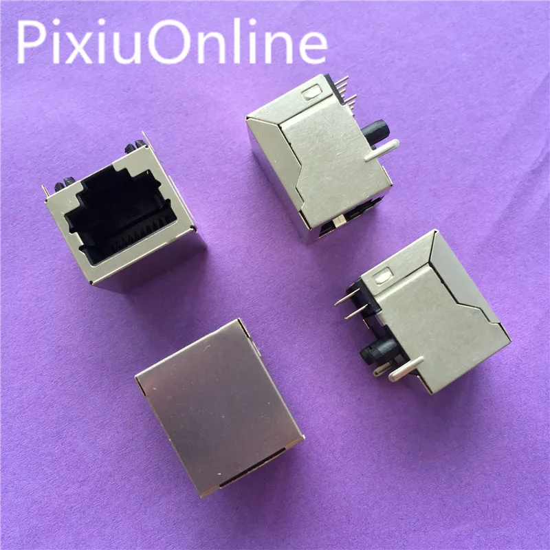 10 шт./лот YT2018 Сетевой интерфейс RJ45 гнездо без лампы 8P8C Кабельный разъем 18*13 мм