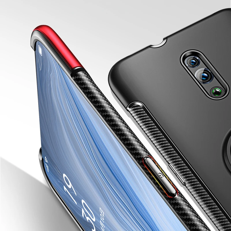 Чехол OPPO RENO, Роскошный чехол, защитный чехол для автомобиля, кольцо с защитой от магнетизма, ударопрочный чехол из ТПУ+ ПК для OPPO RENO CPH1921, чехол 6,4"