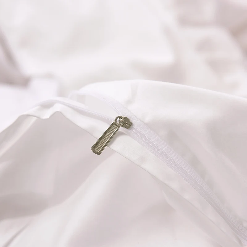 Хит 4 шт./компл. романтичное Белое кружево розовое постельное белье комплект