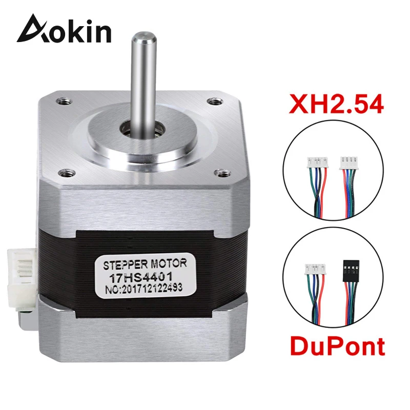 

5pcs 4-lead 17HS4401 Nema17 Stepper Motor 42 motor Nema 17 motor 42BYGH 38MM 1.5A motor for CNC XYZ 3d printer motor New Hot