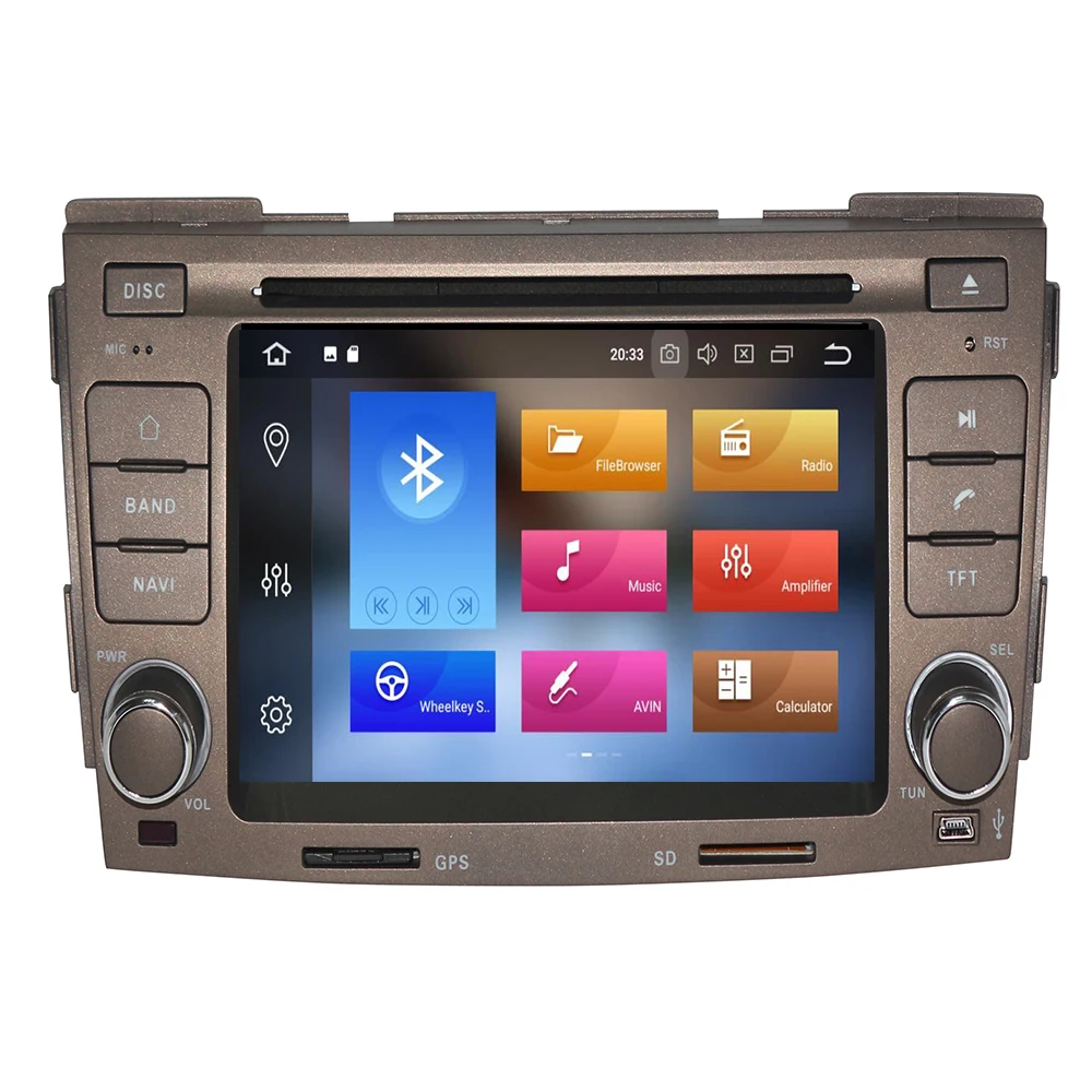Android 9 автомобильный gps-навигатор автостерео Автомобильный CD dvd-плеер для HYUNDAI SONATA NF 2008-2010 мультимедийная система 2din радио рекордер