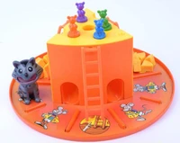 childrens table game toys mouse and cake cheese game parent child interaction early education puzzle toys gift 2021