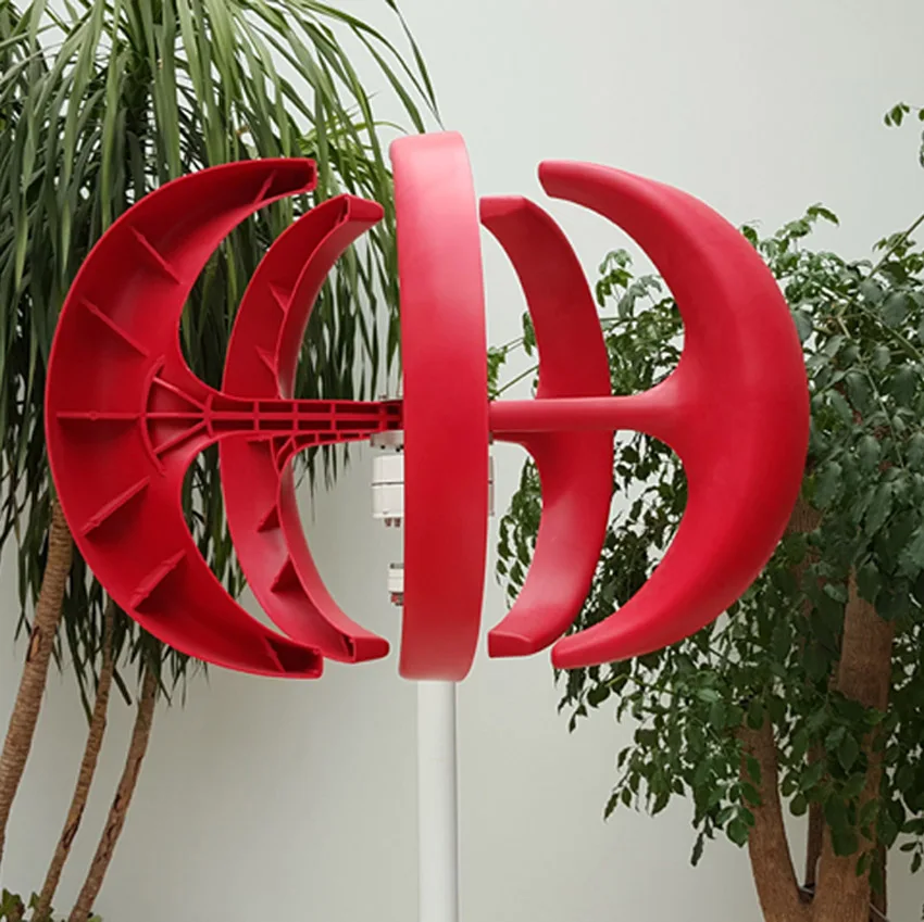 Маленькая домашняя Вертикальная ветряная мельница комбайн с ветровым