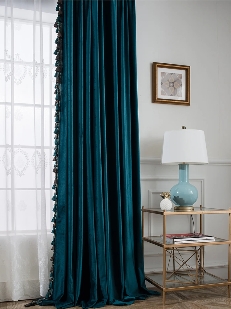 Занавески на заказ плотные однотонные бархатные современные занавески для