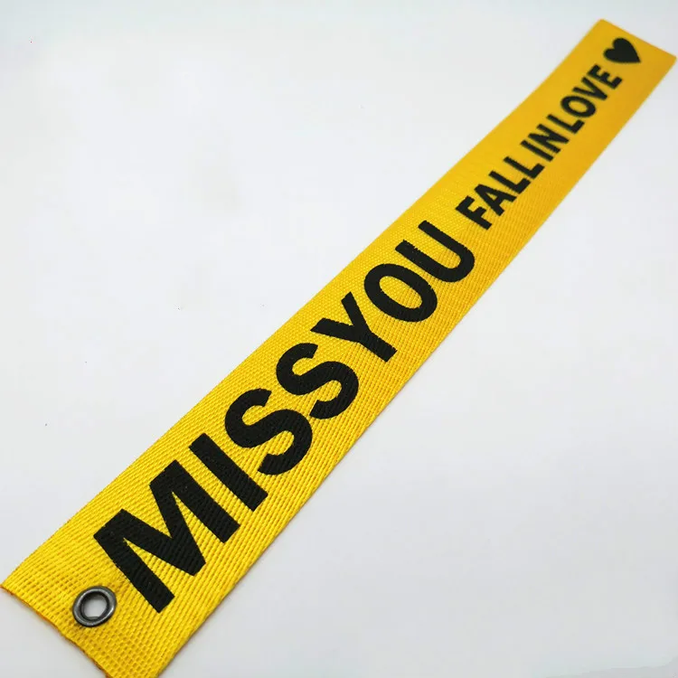 Горячая Распродажа 3,8 см(1 м/лот) печатные буквы "Miss you" Печать корсажная лента DIY ручной работы рюкзак для одежды аксессуары