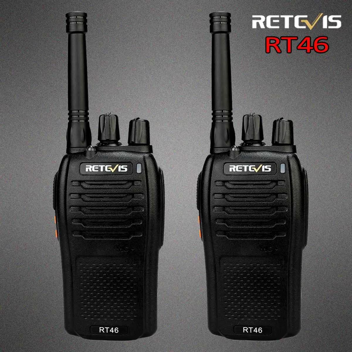 Retevis RT46 беслицензионная рация FRS VO X Монитор сканирование SOS сигнализация двухсторонняя радиостанция с микро usb кабель для зарядки