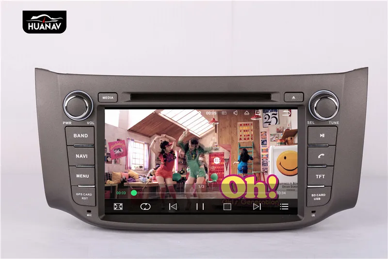 Android 8 Автомобильный dvd плеер GPS навигация для Nissan Sylphy Sentra 2012 2016 Pulsar NB17 Tiida C13R Авто